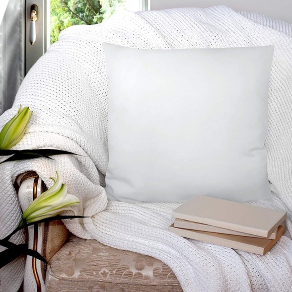 Throw Pillows Insert (Pack of 2, White) - 18 x 18” - Picture 5 of 6